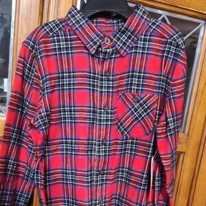 Plaid Light Weight Flannel Shirt